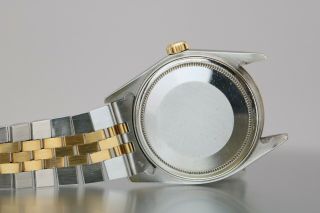 Rolex DateJust Stainless Steel & 18K Gold Vintage 36mm Watch 16013 Jubilee 8