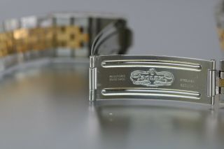 Rolex DateJust Stainless Steel & 18K Gold Vintage 36mm Watch 16013 Jubilee 9