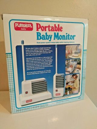 Rare Toy Story VINTAGE 1990 Playskool Portable Baby Monitor 5590 Receiver Woody 2