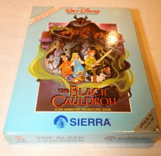 Walt Disney The Black Cauldron By Sierra.  Vintage Apple Ii Game.  Nos Perfect