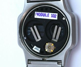 Stunning Pulsar Vintage LED digital watch Mens Dress 1976 Stainless Steel 3408 7