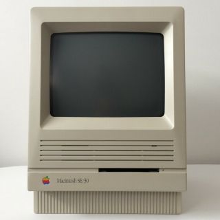 Vintage Apple Macintosh SE/30 Computer w/ Mouse PARTS/REPAIR 3