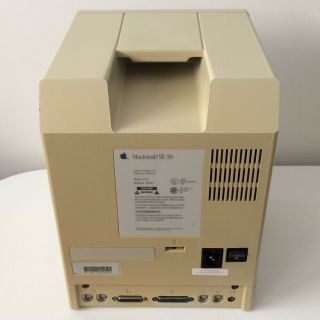 Vintage Apple Macintosh SE/30 Computer w/ Mouse PARTS/REPAIR 4