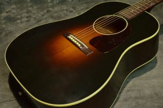Gibson J - 45 Banner Thin Finish 1930s Finish Small Burst Vintage Sunburst
