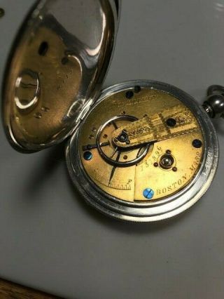 Rare CIVIL WAR 1864 Model 1857 Pocket Watch Waltham WM.  ELLERY 8