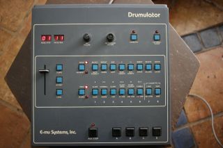 1983 E - Mu Systems,  Inc Drumulator Vintage Drum Machine Model 7000