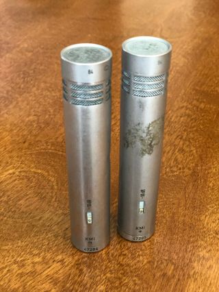 2 Neumann Km84 Vintage Condenser Microphones - Consecutive Serial Numbers