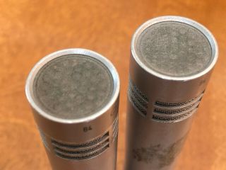 2 Neumann KM84 Vintage Condenser Microphones - Consecutive Serial Numbers 2