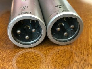 2 Neumann KM84 Vintage Condenser Microphones - Consecutive Serial Numbers 5