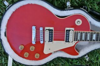 Rare Color 2011 Gibson Les Paul Standard Classic 1960 Cherry Red 1 Owner