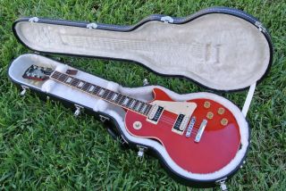 RARE COLOR 2011 GIBSON LES PAUL STANDARD CLASSIC 1960 CHERRY RED 1 OWNER 3
