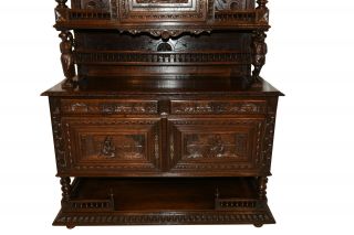 Attractive Antique French Breton Cabinet,  Turn of the Century,  Oak 12