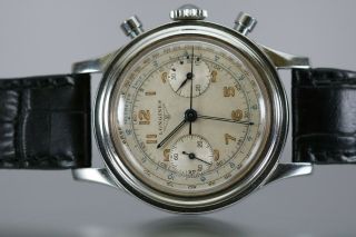 Longines Vintage Mechanical Chronograph Watch 30 CH Circa 1950s 2
