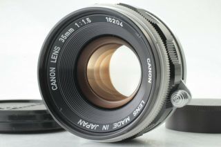 [super Rare Mint] Canon 35mm F/1.  5 Lens For Leica L39 Mount Ltm From Japan 982