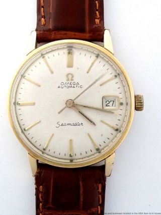 Vintage 1964 Omega Automatic Seamaster Date Calendar 611cal Mens Running Watch