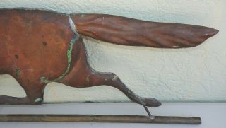 Vintage Copper Running Horse Weathervane 4