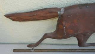 Vintage Copper Running Horse Weathervane 7