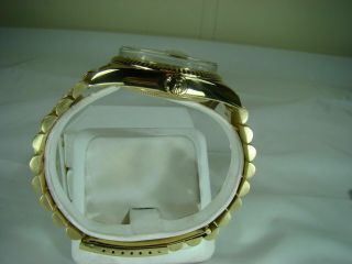 Vintage Rolex Day - Date President 18K YG Watch Ref 1811 Champagne Diamond Dial 8