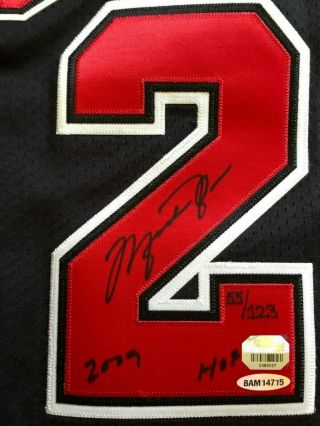 Michael Jordan UDA Upper Deck Signed Autograph 2009 HOF Black Jersey 55/123 RARE 2