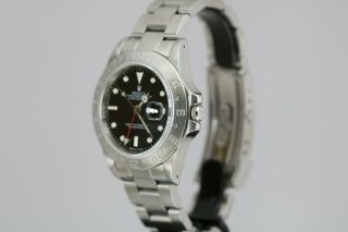 Rolex Explorer II 16550 Black Dial Stainless Steel Vintage Watch 1980s 8 Million 3