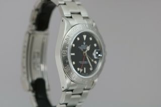Rolex Explorer II 16550 Black Dial Stainless Steel Vintage Watch 1980s 8 Million 4