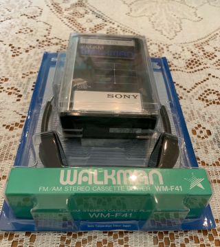Sony Walkman WM - F41.  Rare Find Vintage Retro 2