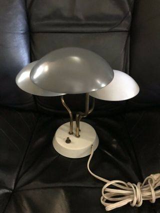 Gino Sarfatti For Arteluce Three Shade Table Lamp 3