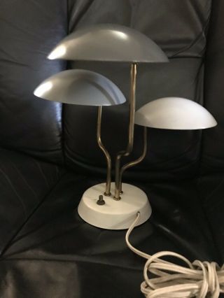 Gino Sarfatti For Arteluce Three Shade Table Lamp 4