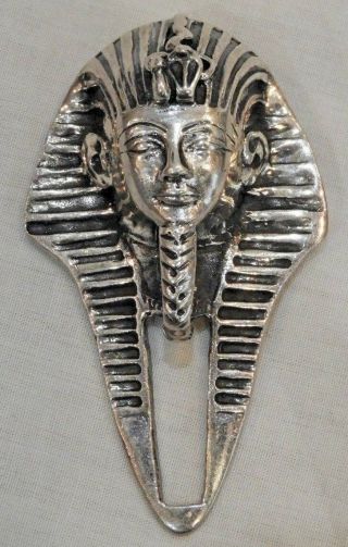 Vintage Sterling Silver Ancient Egyptian Pharaoh Pendant