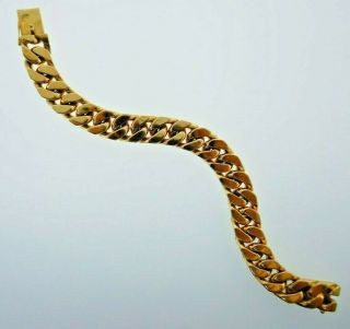 Boucheron Paris 18k Rose Gold Curblink Bracelet Circa 1970s Vintage & Rare