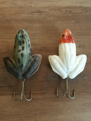 F S Burroughs Company Vintage Frog Lures