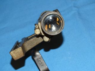 Rare WWII German Gw ZF4 dow Rifle Scope w/ Mount & Leather Lense Cover 12