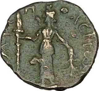 Commodus Rare 177ad Amphipolis With Torch And Branch Ancient Roman Coin I39732