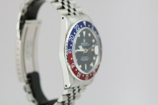 Vintage Rolex GMT Master Pepsi Bezel Automatic Project Watch Ref 16753 1980s 12