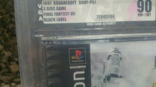 Final Fantasy VII 7 VGA 90 Rare Black Label Release 3