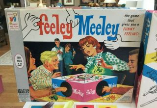 Vintage 1967 Milton Bradley Feeley Meeley Game Party Fun - At Its Best 2