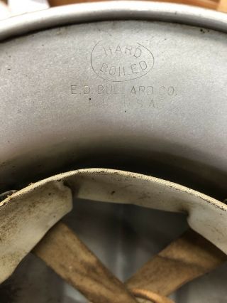 Vintage E.  D.  Bullard Co.  Hard Boiled Silver Hardhat 6