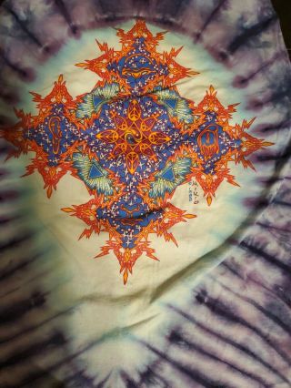 Mikio York Tye Dye T - shirt Mens L Rare Vintage 80s jimi hendrix rock shirt 5