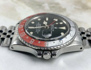 Vintage Rolex GMT - Master MK1 Long E Wristwatch Ref.  1675 STRONG CASE NR 7