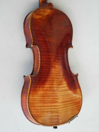 Fine Old French Labeled Violin Rich Tone 7