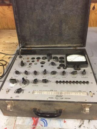 Hickok 752a Vintage Tube Tester.  As Found Needs Work
