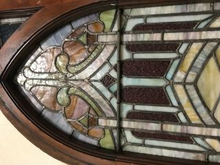 Antique stained glass window 3