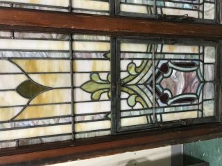 Antique stained glass window 6