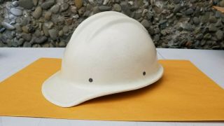 Vtg Ed Bullard 502 Fiberglass Hard Hat Ironworker Rare