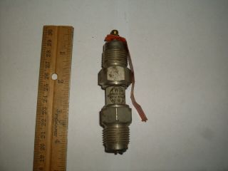 Vintage Antique Twin Reversible Spark Plug 7/8 " Collectible - Rare