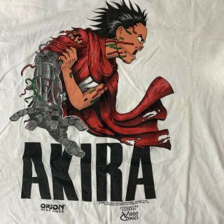 Rare Vintage AKIRA 1988 Orion Anime Japan Shirt Comic Size XL 3