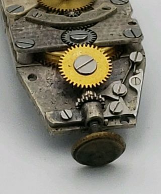 Rare Vintage Movado Polyplan Watch Movement & Dial 6