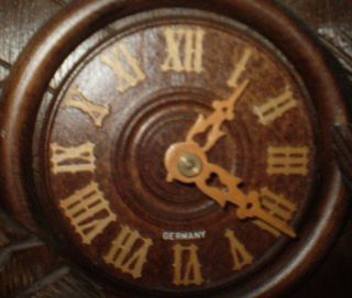 Vintage German Cuckoo clock Hunter Stag Hare Black Forest A.  Schneider Sohne 5
