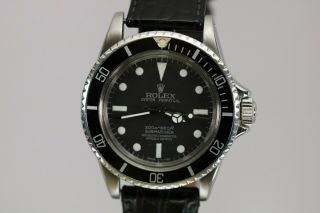 Rolex Submariner Ref 5513 Vintage Automatic Dive Watch Circa 1960s Meters First