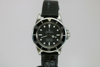 Rolex Submariner Ref 5513 Vintage Automatic Dive Watch Circa 1960s Meters First 2